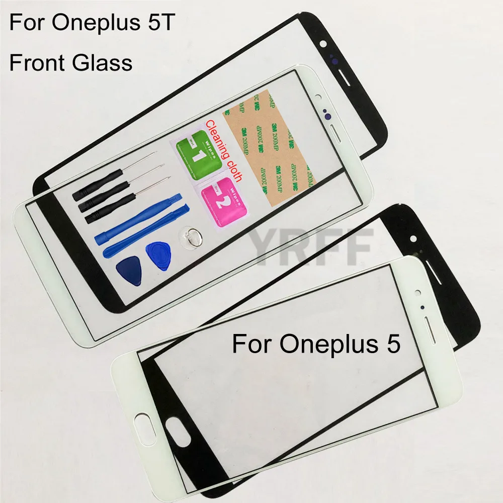 Переднее стекло для мобильного телефона Oneplus 5T 5 переднее (без сенсорного экрана