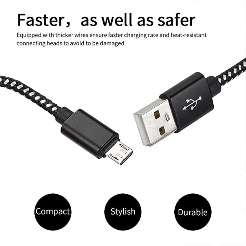 Кабель Micro usb Type C для быстрой зарядки Huawei P30 P20 P8 P9 Life HTC 10 EVO U12 U11 Plus M8 M9 E9 E8 One power Sony Z5 XA
