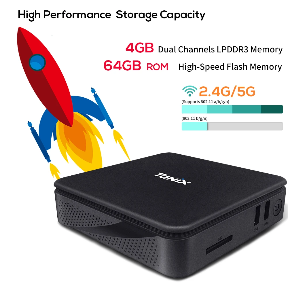 LEMFO TX85 мини ПК Intel Atom X5 Z8350 процессор Smart tv Box Windows 10 4 Гб + 64 Поддержка K 3D 2 4G/5G Wifi microsoft |