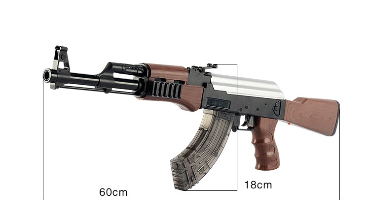 Электрический игрушечный водный пистолет AK47, пулевые пули, пулевые пулеметы, для улицы, живой CS, водный ручной винтовочный пистолет, пистолет, игровые Игрушки для детского подарка