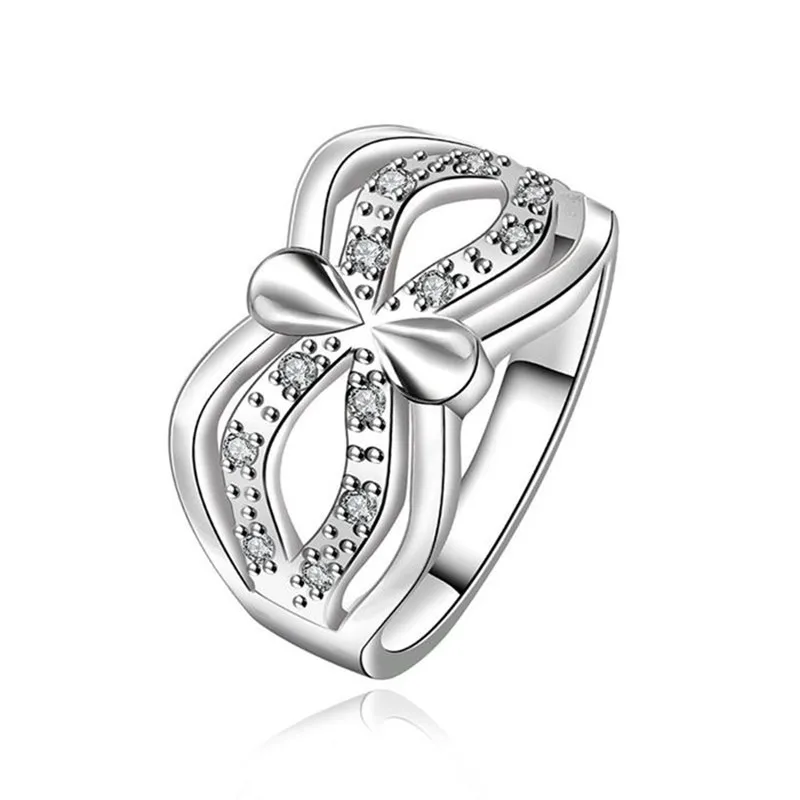 Посеребренная кольцо стерлингового серебра Jewelry Кольцо заводские цены моды