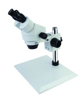free shipping 7x 45x binocular stereo zoom microscope inspect pvb microscope large stand microscope