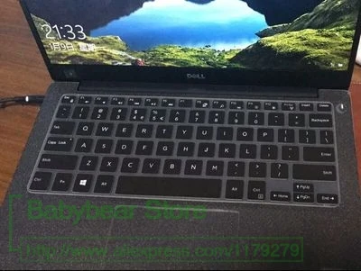 2017 Клавиатура для ноутбука силиконовый защитный чехол клавиатуры протектор Dell 13