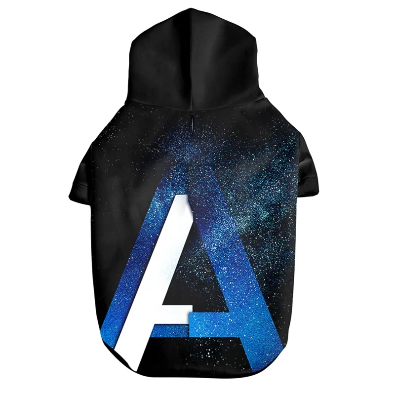 Тонкие толстовки для домашних животных с 3D принтом модная толстовка