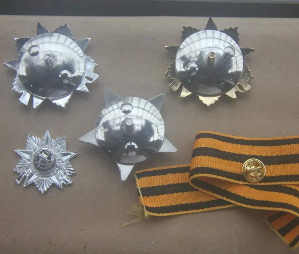 5 шт. набор советских орденов (медалей) монетная булавка значок копия СССР Россия