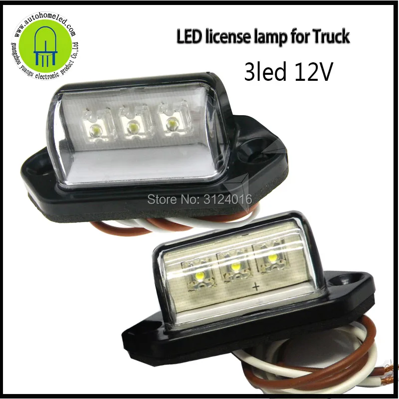 1pc X dahosun Car Led License Plate Light for 12V 24V Rear Tail Truck Lorry Trailer Caravan | Автомобили и мотоциклы