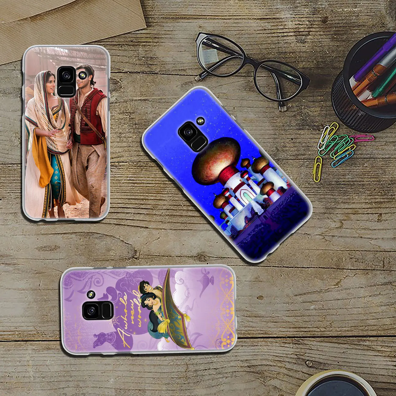 Лаваза Аладдин волшебная лампа пленка чехол для телефона Samsung Galaxy Note 10 9 8 A9 A8 A7 A6 Plus