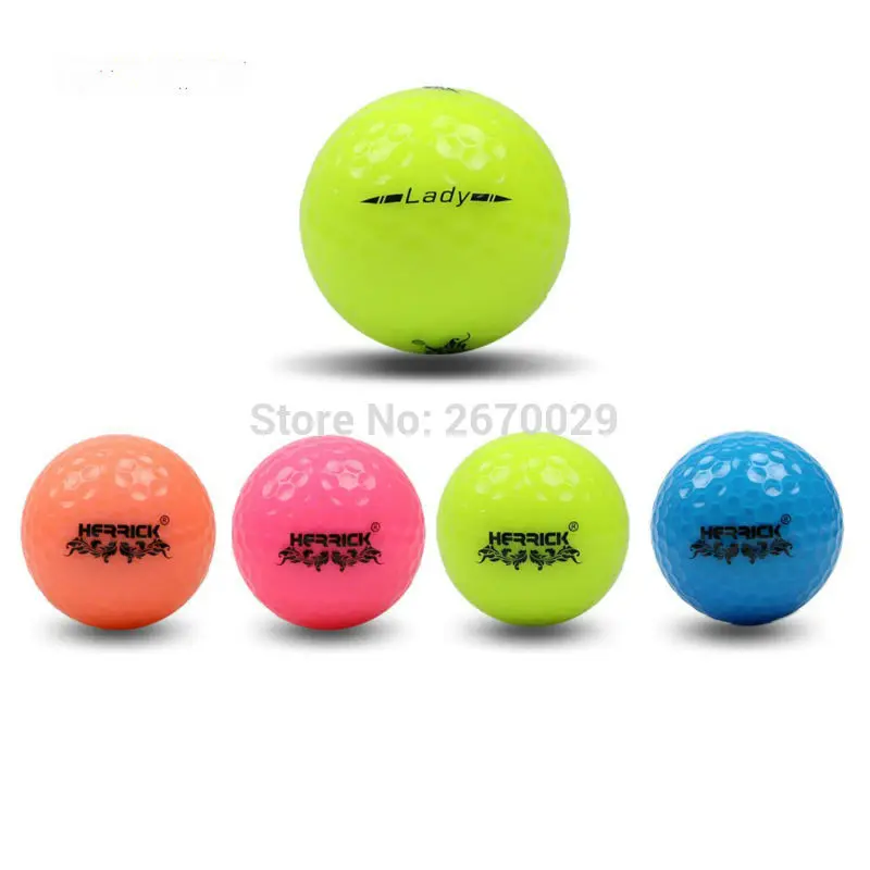 Кристальный прозрачный мяч для гольфа 12 шт. двухслойный высококачественный игры