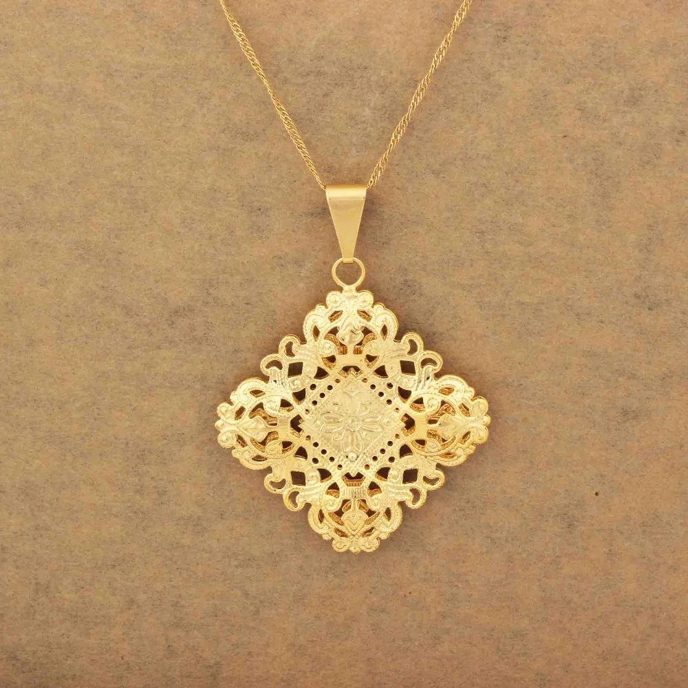 2017 модные подвески в виде Ирана кулон золотого цвета и ожерелья ювелирные