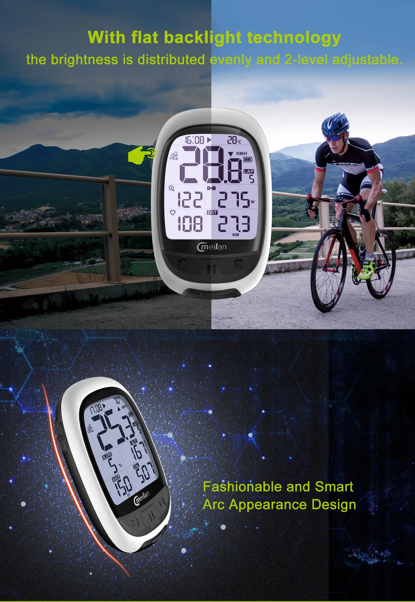 Meilan M3 gps велокомпьютер велосипедный gps скоростной измеритель скорости высота DST время езды беспроводной водонепроницаемый M1 M2 M4 велосипедный компьютер