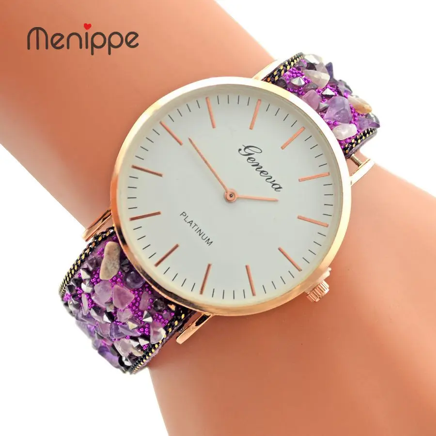 Роскошные женские кварцевые часы с камнями инкрустированные стразами браслет 2020