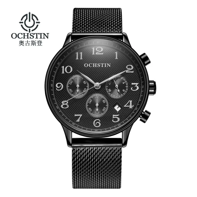 Мужские часы OCHSTIN спортивные с хронографом роскошные мужские наручные из