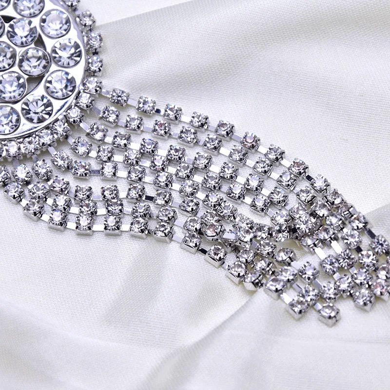 AAACGYC A020 Jewelry Necklace new fashion women's jewelry set steel color Rhinestone necklace 2018 | Украшения и аксессуары
