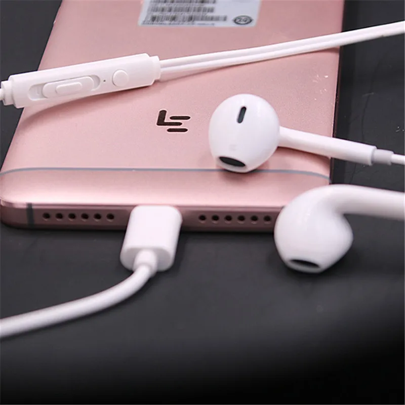 Excelvan USB Type-C наушники для Xiaomi 8 Bass гарнитура с микрофоном наушники-вкладыши C