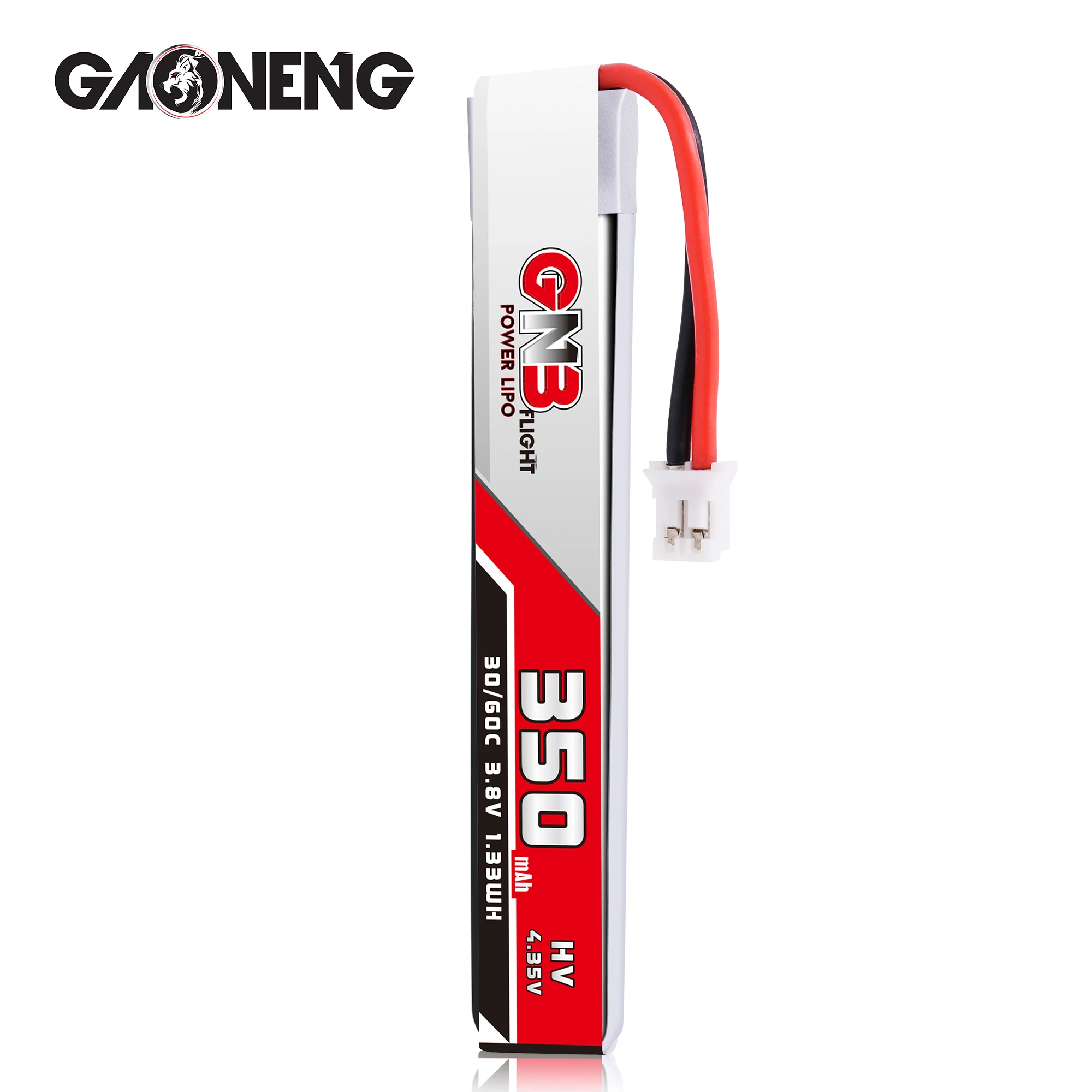 4 шт. Gaoneng GNB 1S 350 мАч 3 8 в HV 35 30C Lipo батарея PH2.0 разъем для BetaFPV Whoop RC Micro FPV гоночного