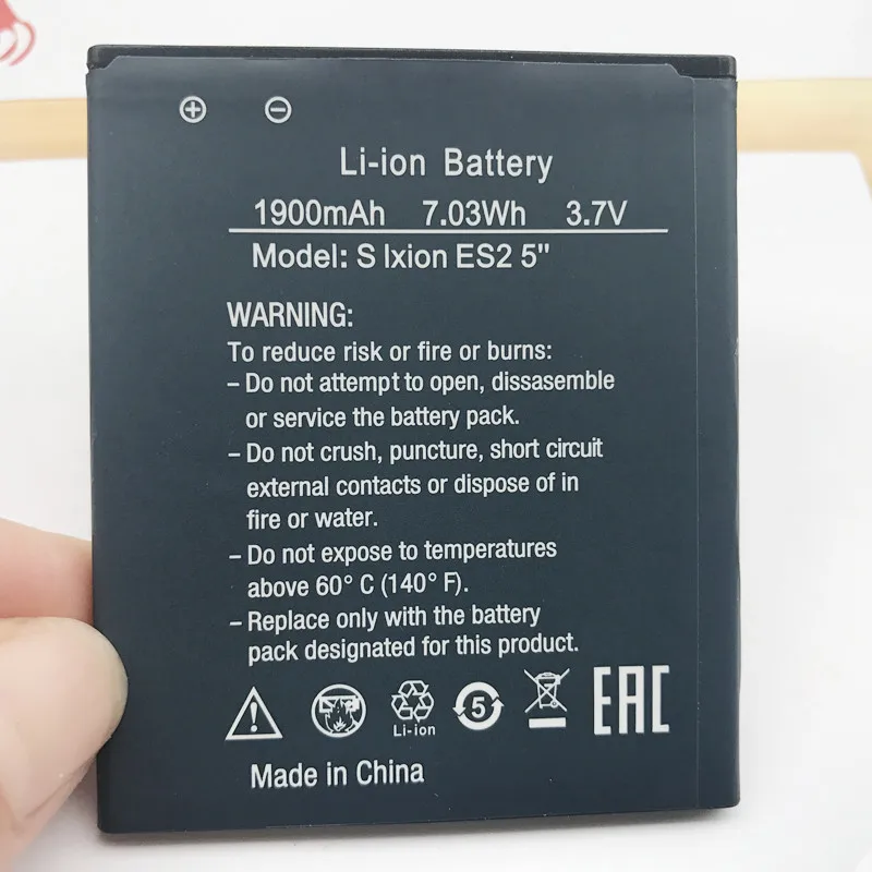 100% новый высококачественный оригинальный 1900mAh DEXP S Ixion ES2 5 &quotАккумулятор для ES 2