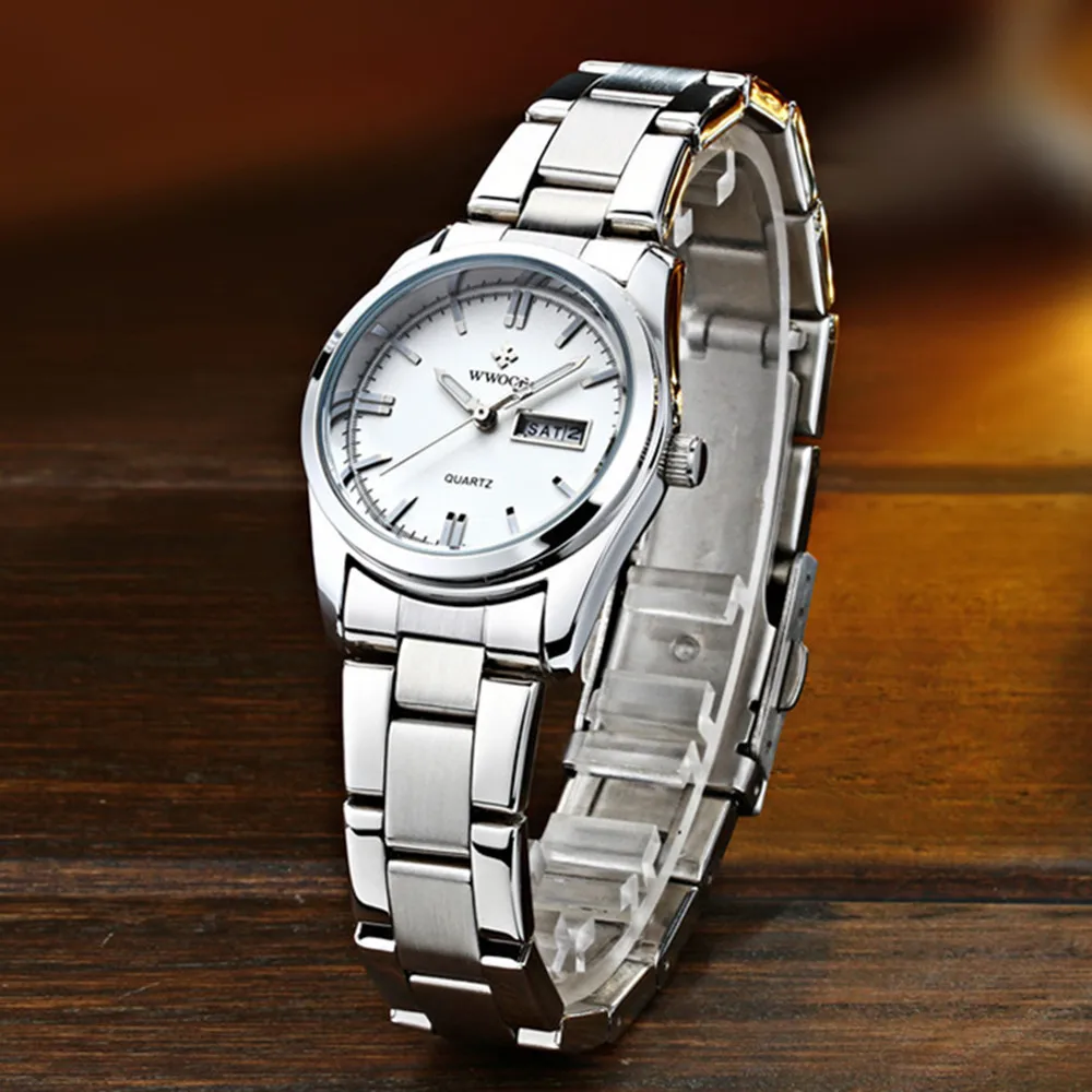 Роскошные Брендовые Часы WWOOR женские модельные кварцевые часы Полностью