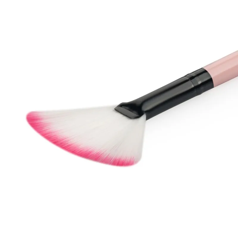 1 кисть для ПК Веерообразный черный деревянный фотографический инструмент|cosmetic
