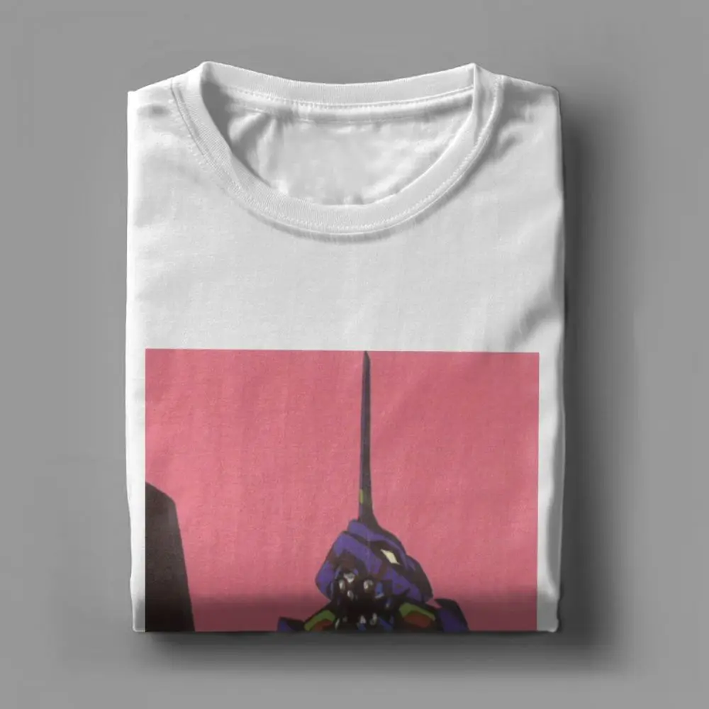 Футболки Evangelion Berserk Mode Man EVA футболка винтажная хлопковая с короткими рукавами