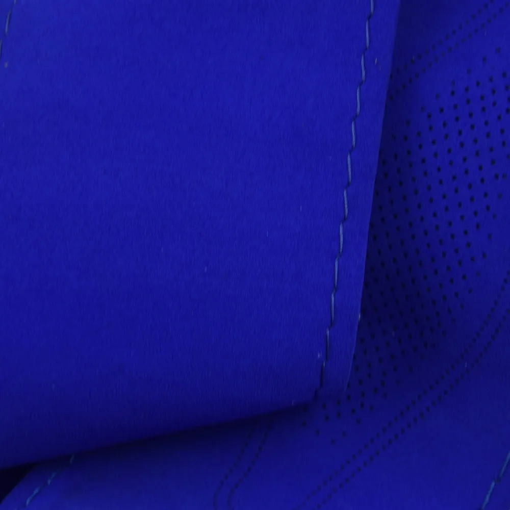 Пробивая замша из микрофибры 38 см DIY чехол рулевого колеса автомобиля Комфортная