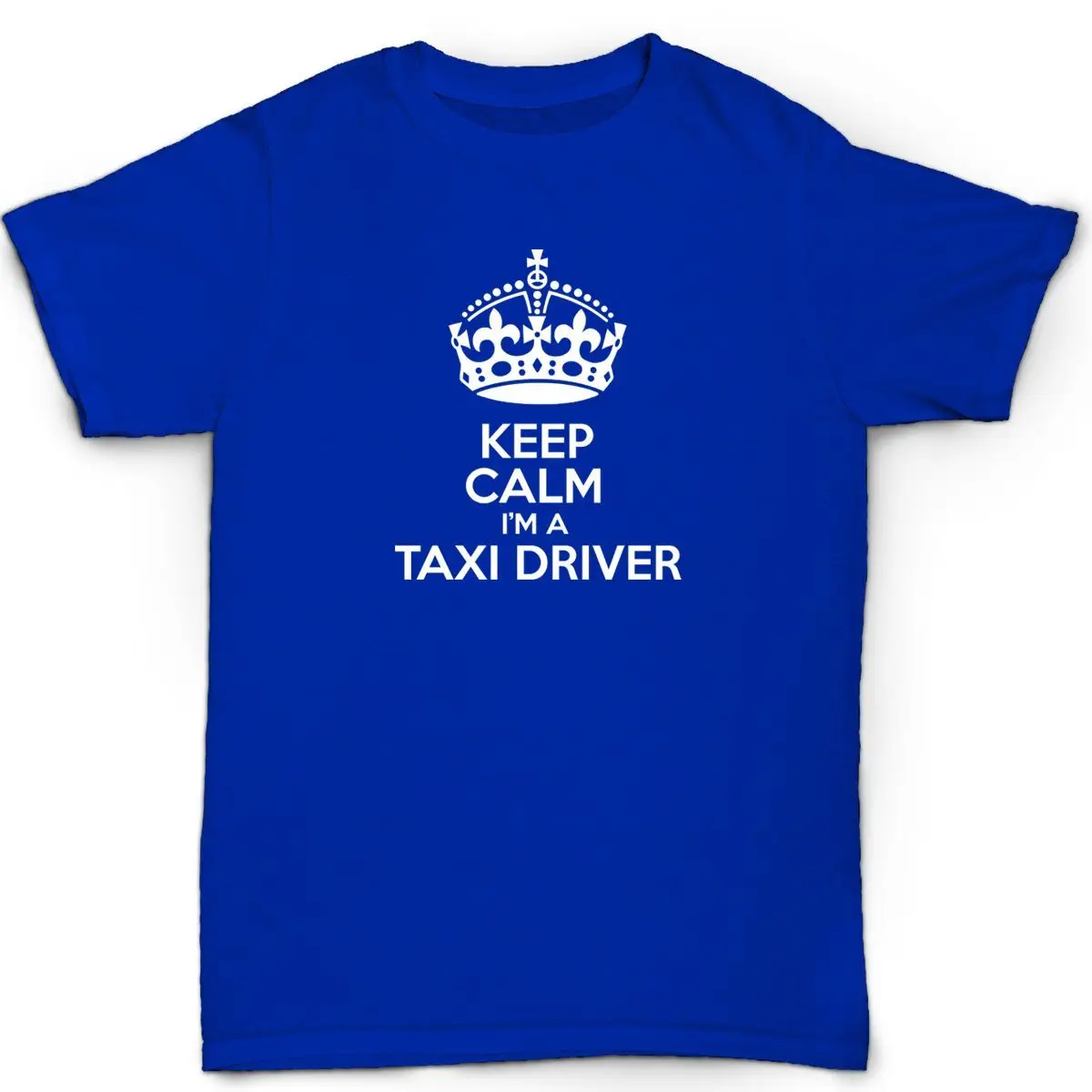 Keep calm i'm a taxi driver Мужская футболка humor birthday minicab cab Футболка с принтом мужские