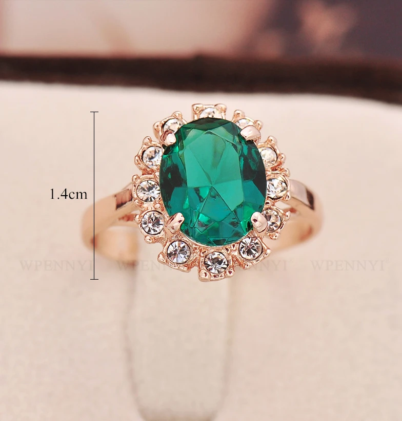 Женские Классические кольца на палец цвета розовое золото Erstwhile Memory ретро