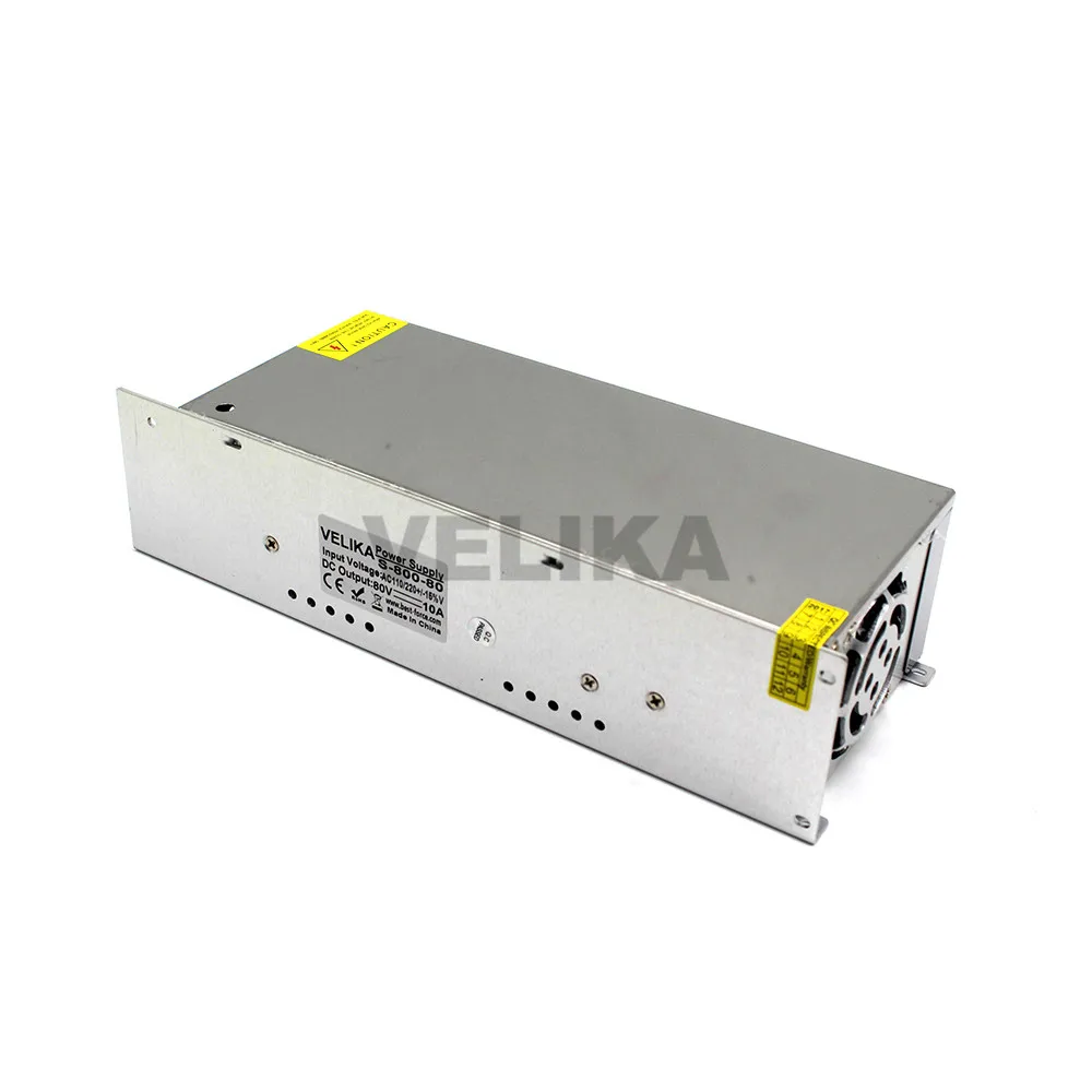 Импульсный источник питания 80 в 10A 800 Вт трансформатор 220 В AC DC80V SMPS для станка с ЧПУ
