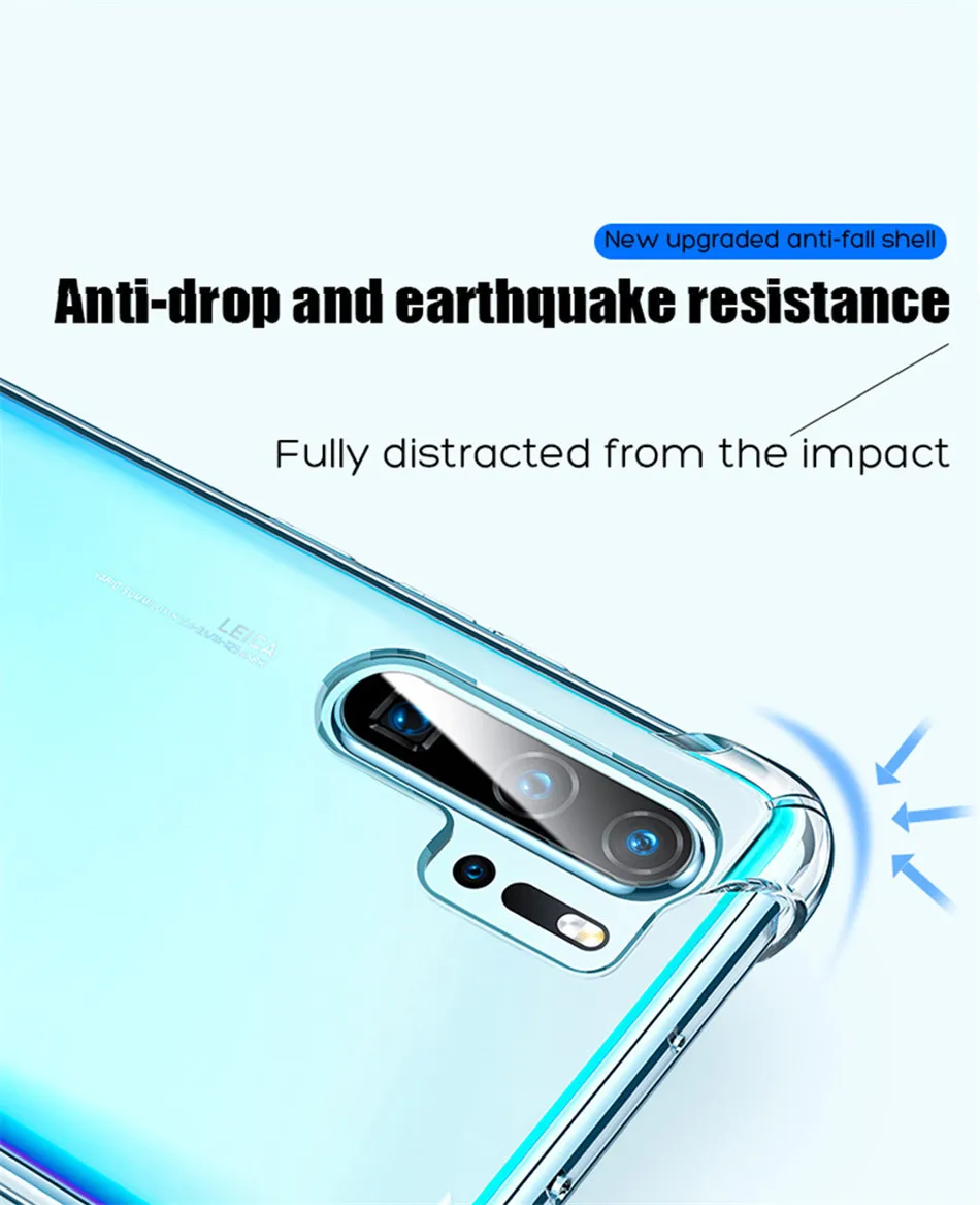 Lovebay чехол для телефона huawei Honor 20 Pro 8C 8X 9i 3 3i 4 5i противоударный прозрачный ТПУ чехол для huawei mate 20 Lite P20 P30