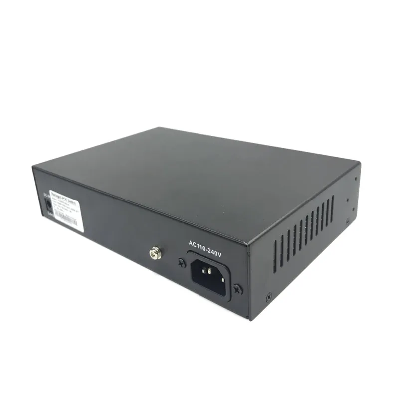 Управляемый коммутатор PoE Ethernet 8 портов 10/100/1000 Мбит/с с 2 гигабитными слотами SFP IGMP