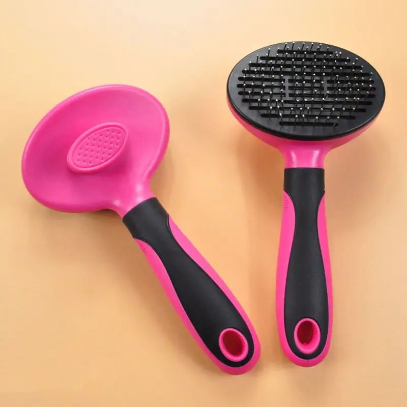 Pets Self-cleaning Combs Thick Open Needle Style New Type Pet Comb Cat Dog General-purpose Automatic Hair Removal