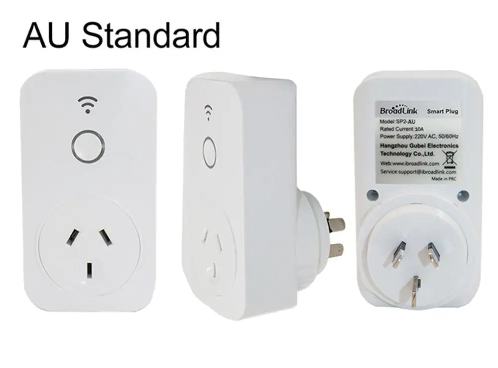 Broadlink оригинальная SP2 WiFi умная розетка BR UK AU Plug работает с Alexa Google Home приложение для умного дома розетка с дистанционным управлением
