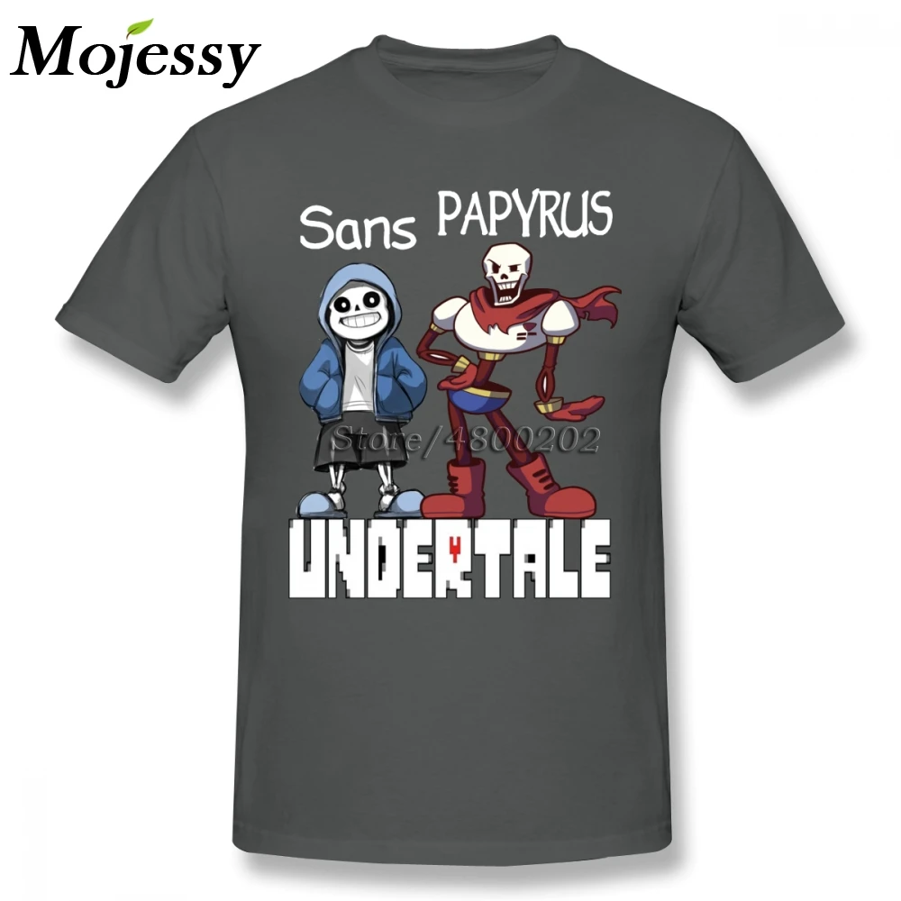 Мужская футболка Sans And Papyrus Undertale с цифровой печатью больших размеров Camiseta - купить