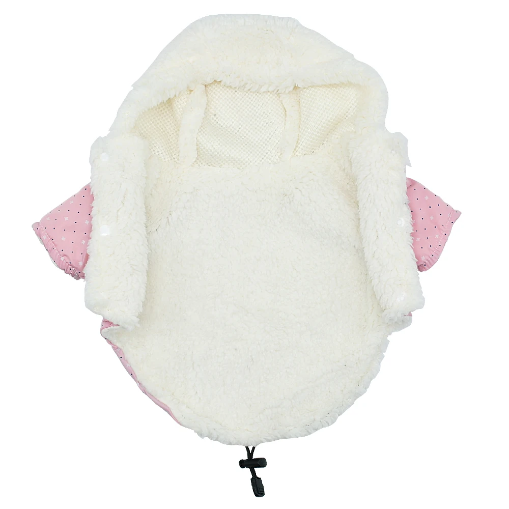 Французская одежда для бульдога зимняя домашних животных розовая куртка щенков