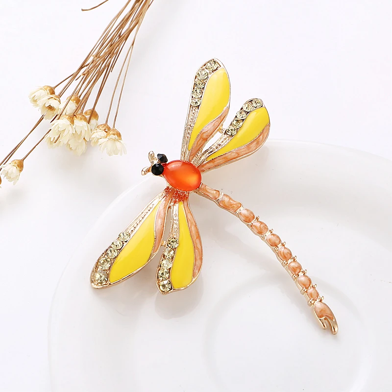 Женская эмалированная брошь с опалом | Украшения и аксессуары