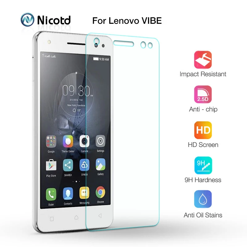 Закаленное стекло Nicotd для Lenovo Vibe K3 A6000 NOTE A7000 S90 P1M S1 Lite vibe X2 p70 p90 Z90 защитная пленка