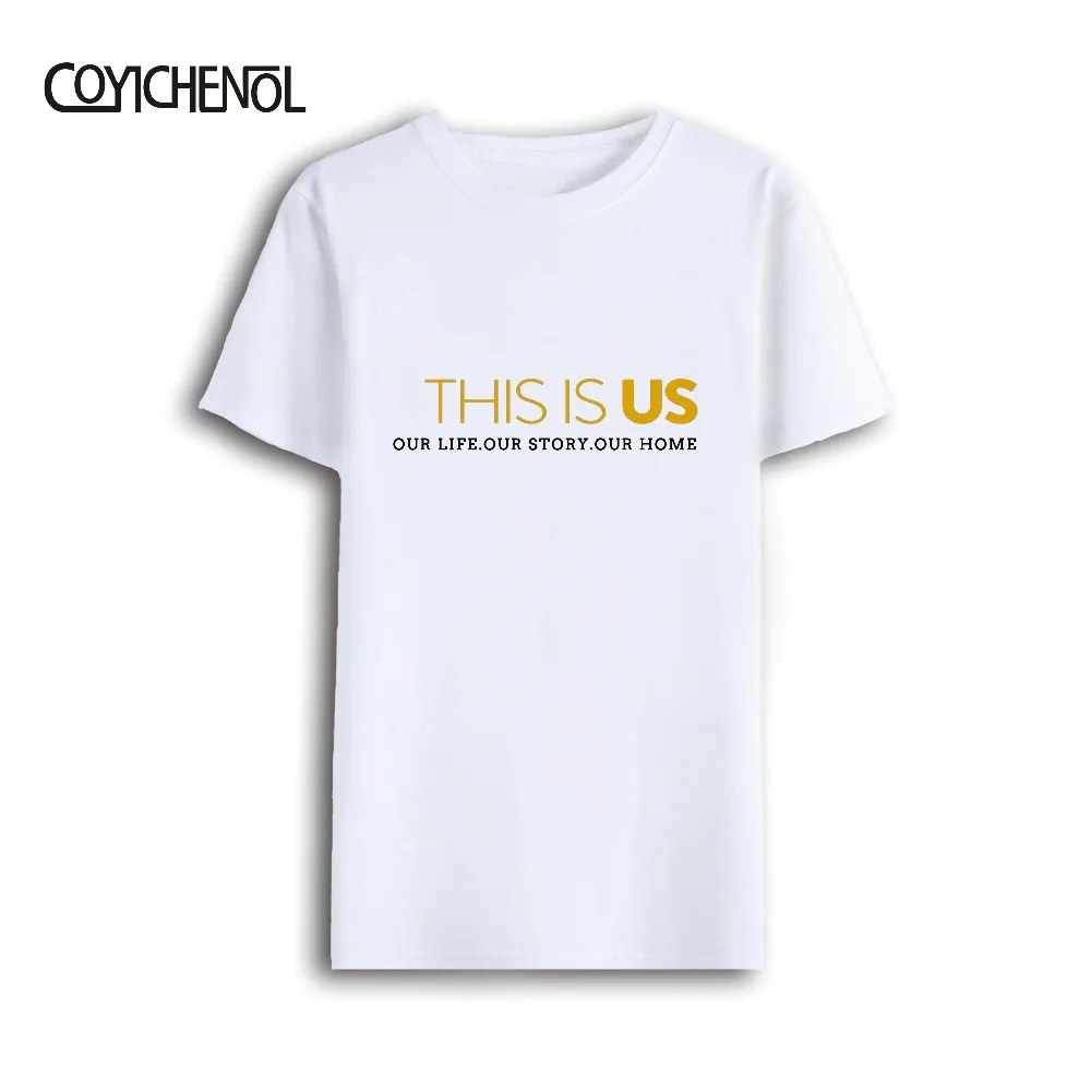 

"This is US" 2019 New Modal Print O-Neck Men short sleeve plus size T-shirt COYICHENOL