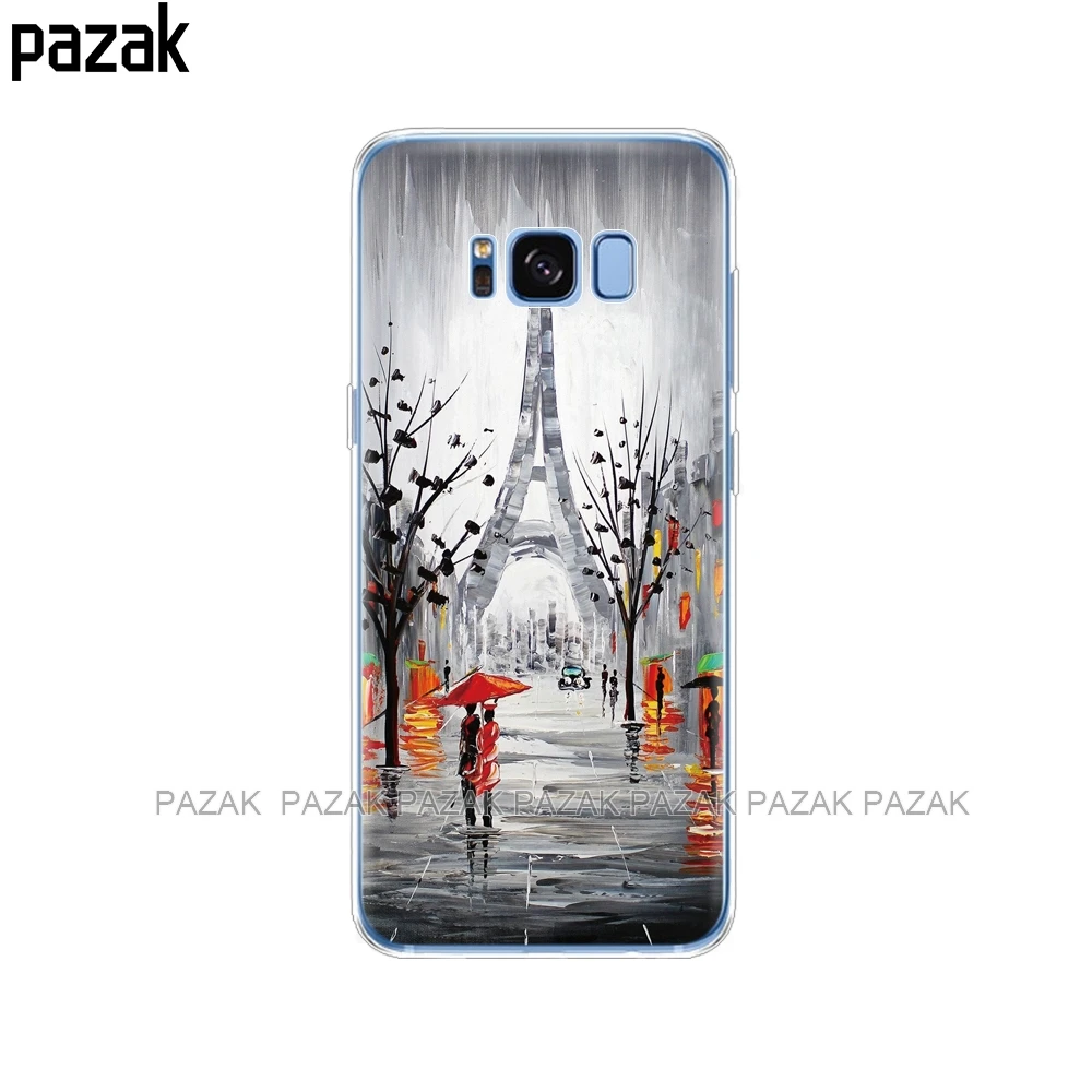 Силиконовый чехол для телефона для samsung Galaxy S8/S8 PLUS, чехол для samsung S8/S8 plus, чехол для телефона из мягкого ТПУ - Цвет: 34330