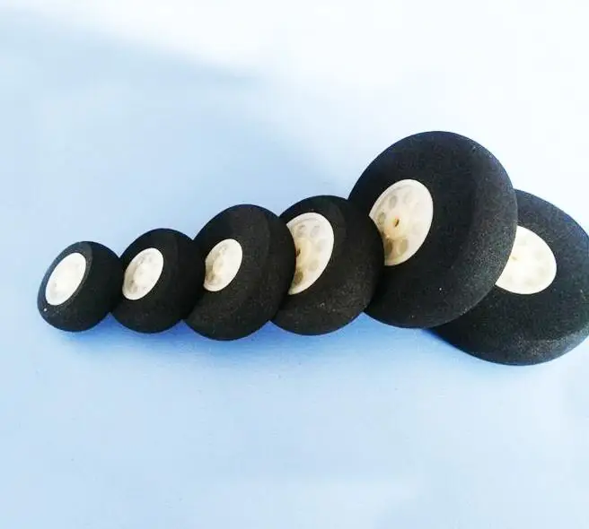 Губчатое колесо опоры шасси 4 шт. шины для радиоуправляемого вертолета модели 25