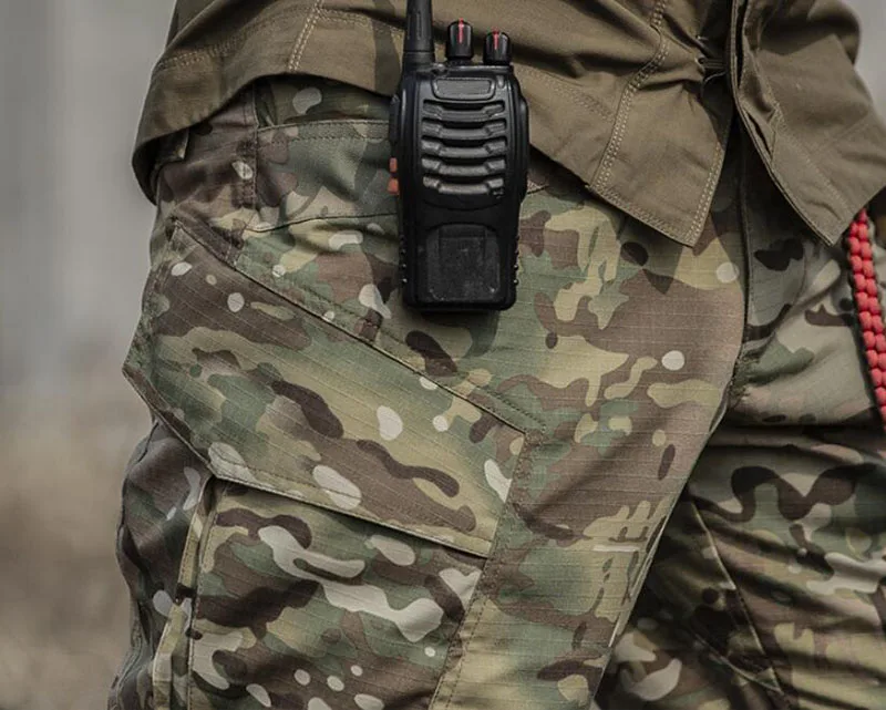 TACVASEN военные брюки-карго, камуфляжные тактические брюки с несколькими карманами, прочные армейские военные брюки для безопасности, брюки для пейнтбола и охоты