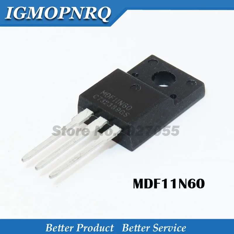 10 шт. MDF11N60 TO-220 11N60 TO220 MDF11N60TH MDF11N60BTH 11 a600v трубка с полевым эффектом