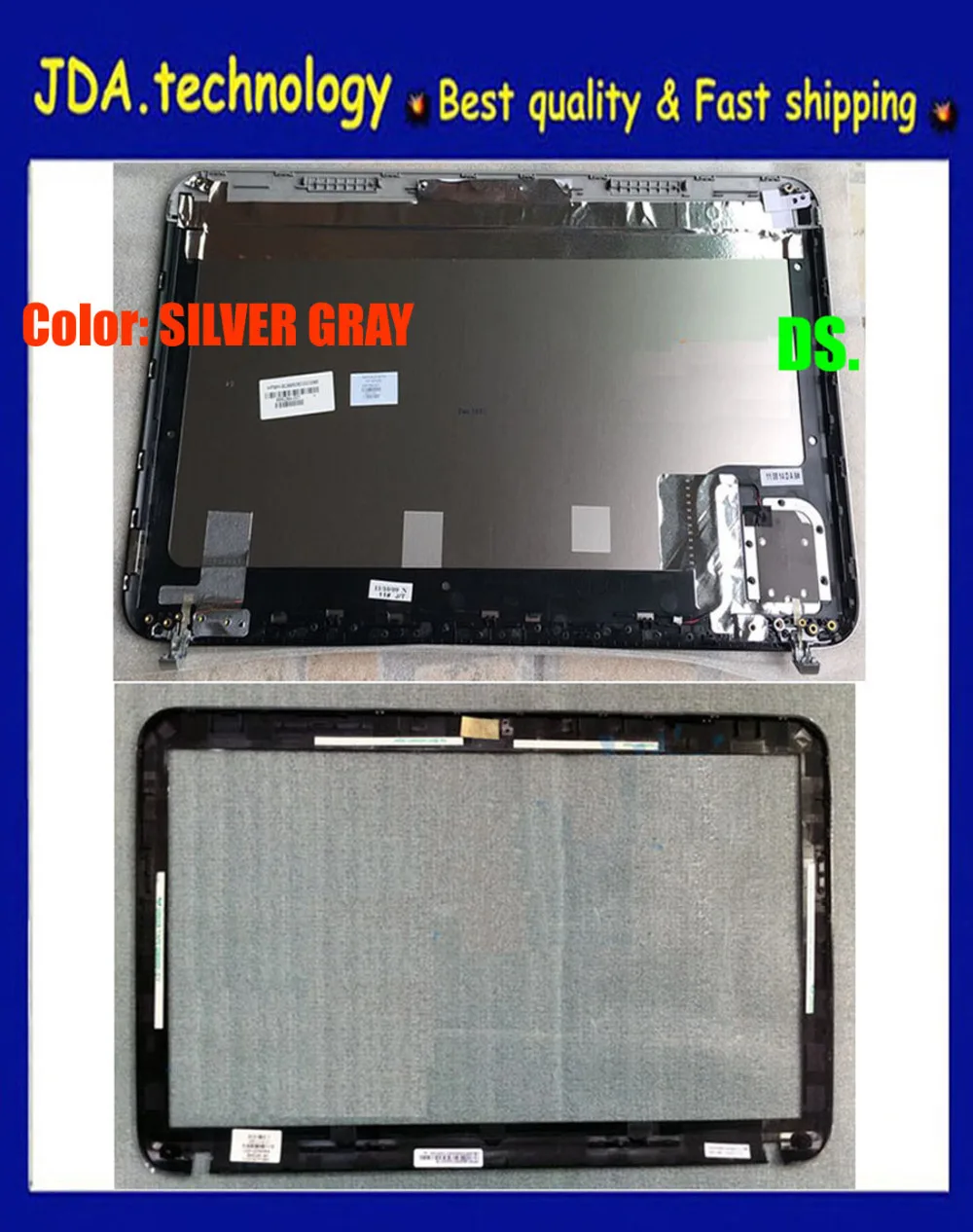 MEIARROW New/Org Серебристая задняя крышка передняя панель для HP Pavilion DV6 6000 и