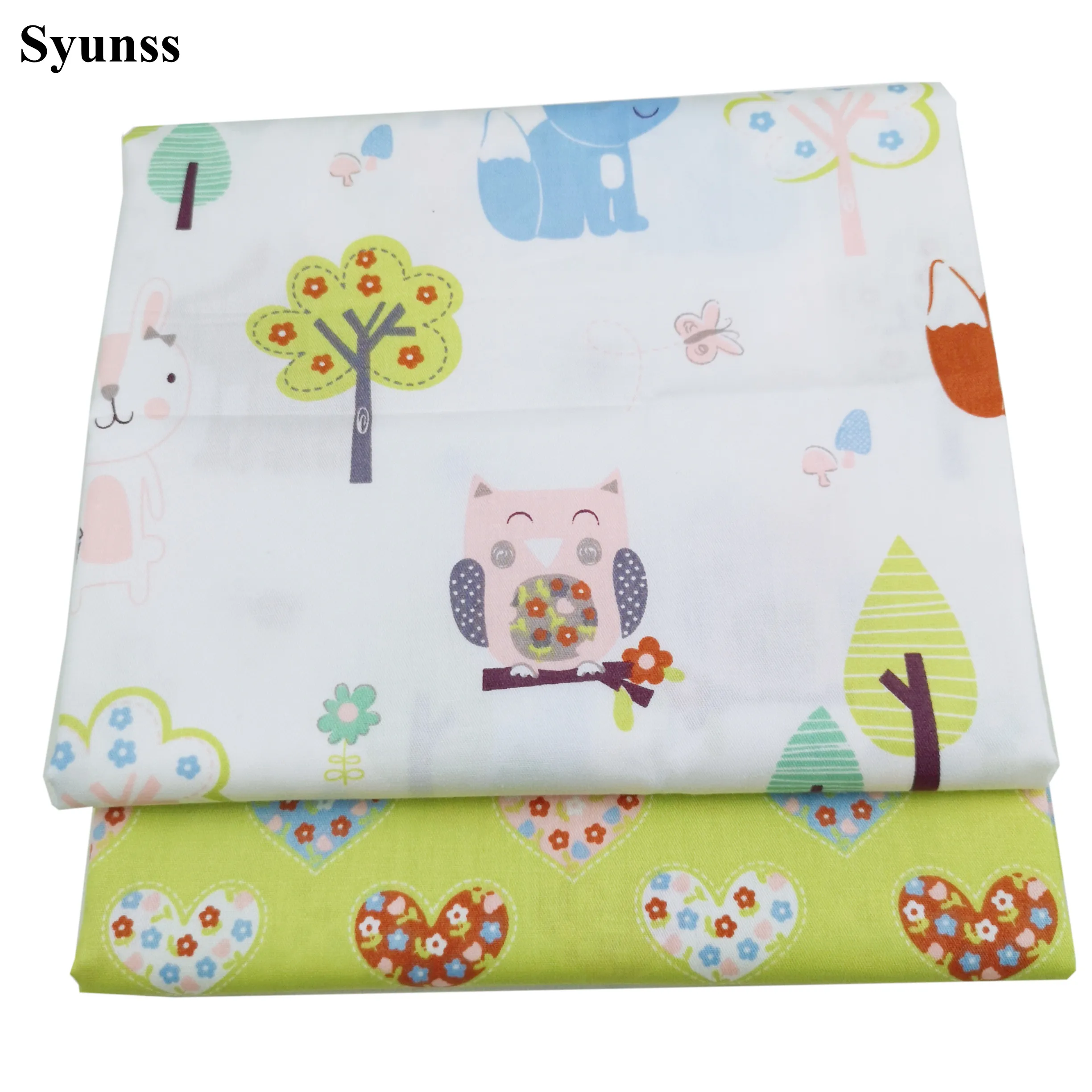 Syunss Diy Лоскутная Ткань для квилтинга детских кроваток подушечки платья ткань
