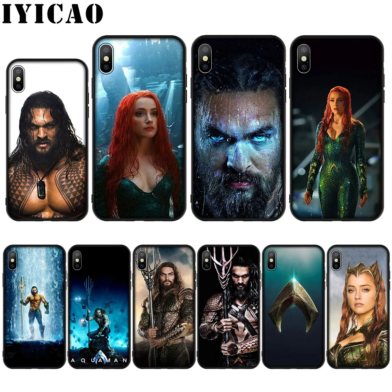 Красивый мягкий силиконовый чехол Aquaman для iPhone 11 Pro Max XR X XS 8 7 6 6S Plus 5 5S SE