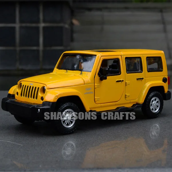 Литая металлическая 1:32 модель автомобиля Toysc Wrangler Sahara миниатюрная Реплика со