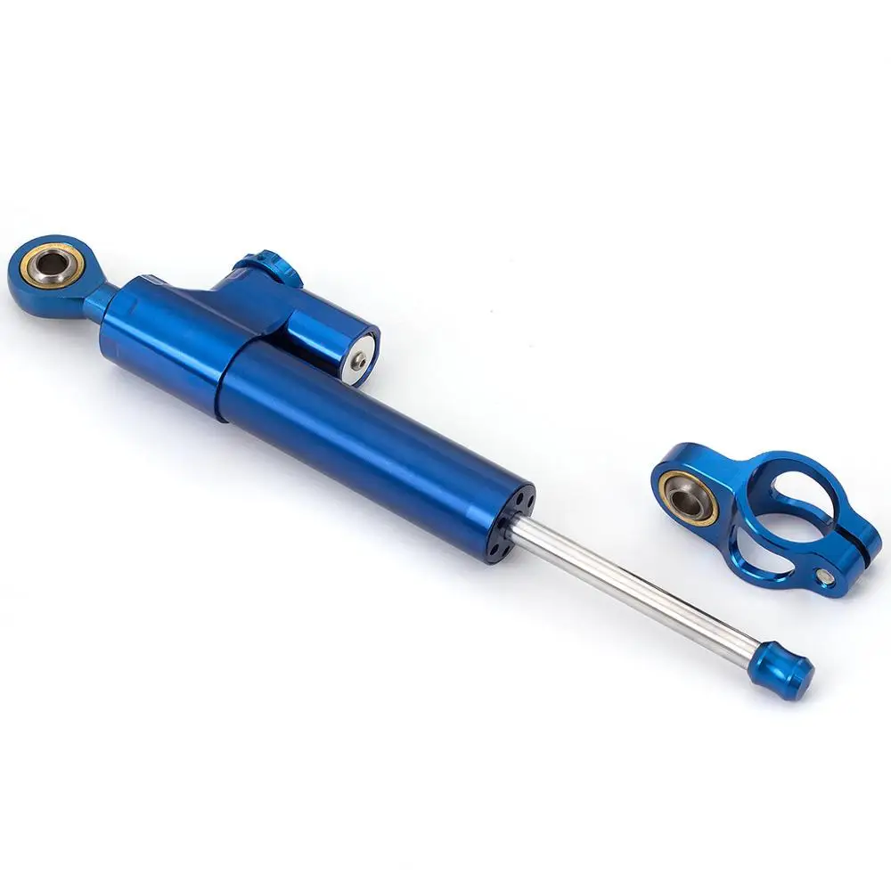 Blue Damper CNC мотоциклетный стабилизатор рулевой демпфер Монтажный кронштейн комплект поддержки для Suzuki GSXR600 GSXR750 06-10 GSXR1000 07-08 GSXR 600 - Цвет: Blue Damper