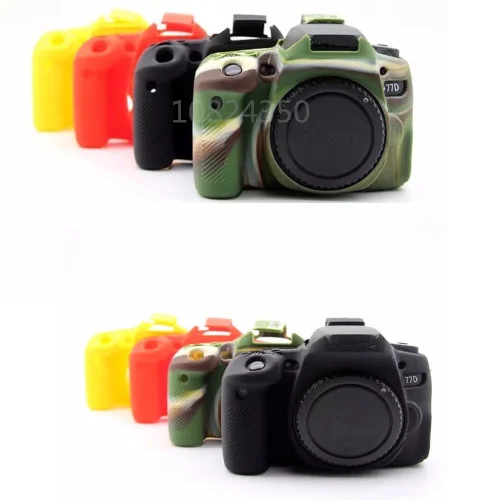 Красивый мягкий силиконовый резиновый чехол для видеокамеры Canon 77D камеры