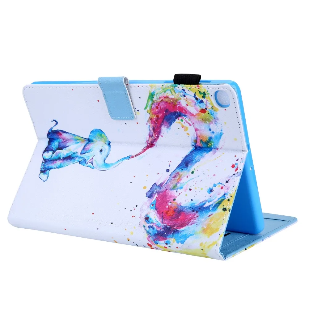 Чехол-книжка с подставкой из искусственной кожи, чехол для samsung Galaxy Tab A 10,1 T510 T515 SM-T510 SM-T515, чехол для планшета