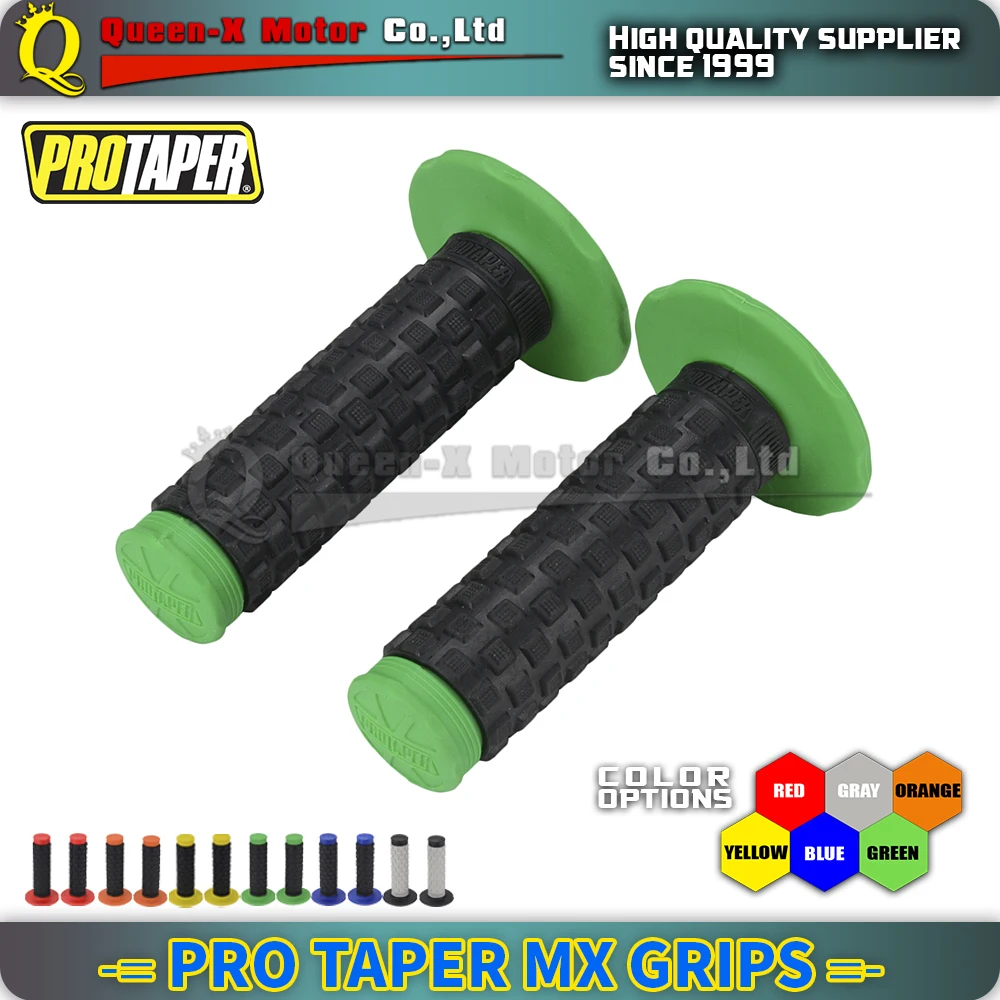 Зеленые ручки ProTaper резиновая гелевая ручка подходит для мотоцикла мотокросса ATV