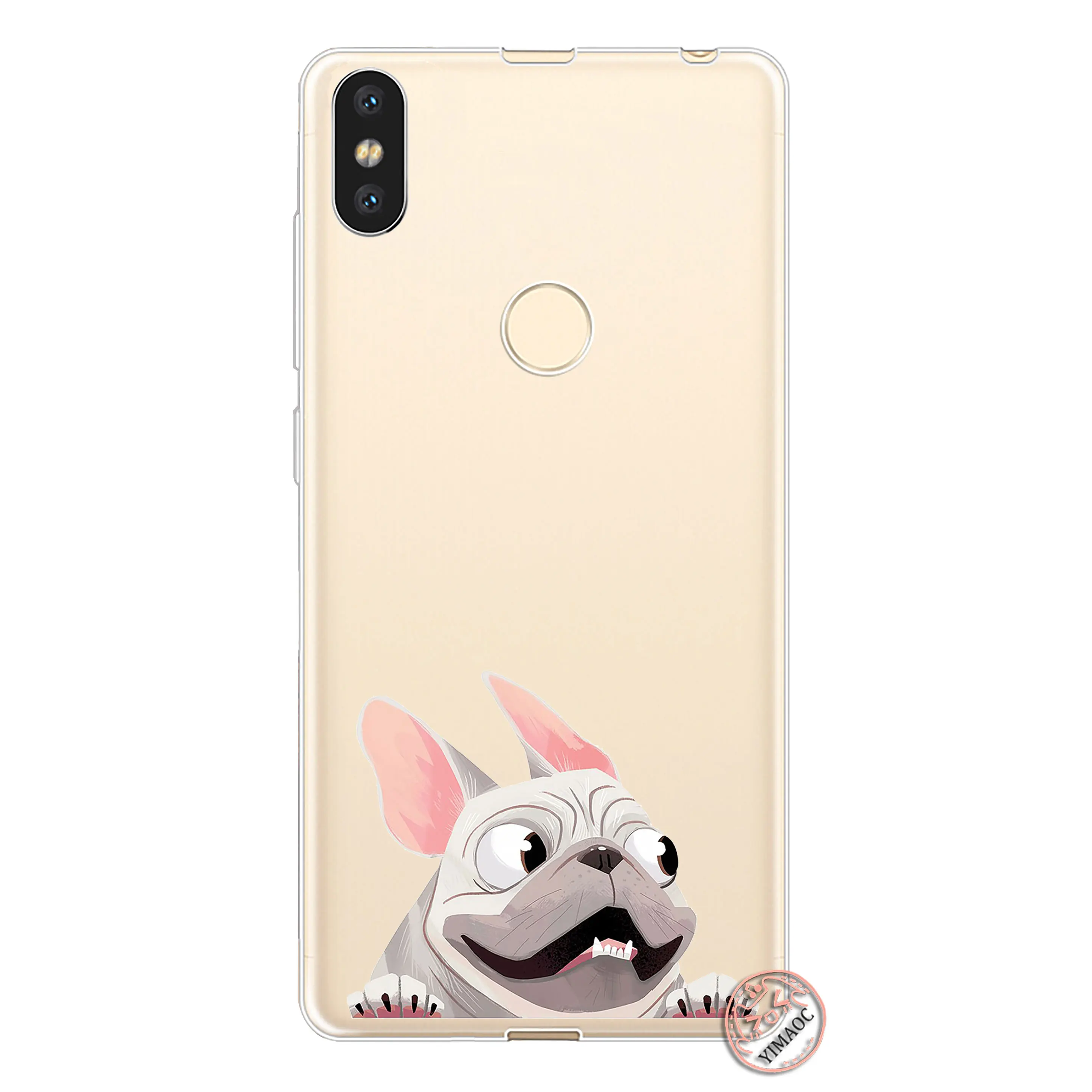 YIMAOC милая собака мопс Мультфильм Бульдог мягкий чехол для Xiaomi Redmi S2 6A 4A Примечание 7 6 5 Pro Plus 5A премьер 4 4X крышка - Цвет: 8