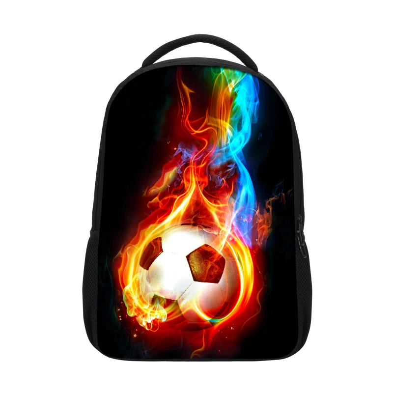 

VEEVANV New Flame Music Mark Children Backpacks Flame Printing School Bookbag Teenagers Boys Skull Rose Flower Kids Shoulder Bag
